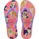 Chinelo Havaianas Slim Pets Rosa Porcelana 35/36