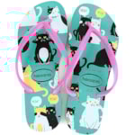 Chinelo Havaianas Slim Pets Verde Orvalho 33/34