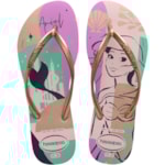 Chinelo Havaianas Slim Princesas Rosa Peonia 39/40