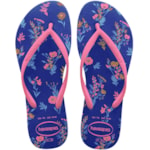 Chinelo Havaianas Slim Romance Azul 33/34