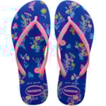 Chinelo Havaianas Slim Romance Azul 37/38