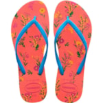 Chinelo Havaianas Slim Romance Salmão 33/34