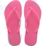 Chinelo Havaianas Slim Rosa Flux 33/34