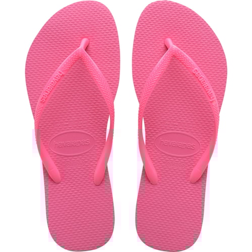 Chinelo Havaianas Slim Rosa Flux 33/34
