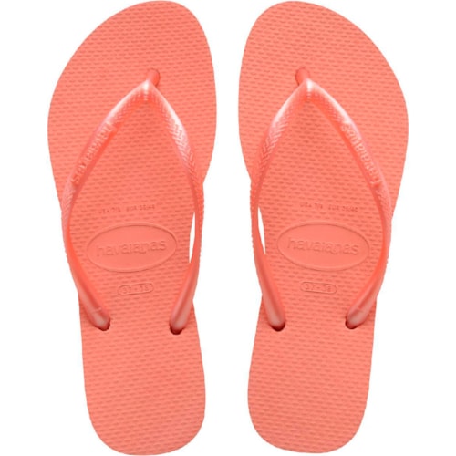 Chinelo Havaianas Slim Rosa Peach 33/34