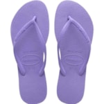 Chinelo Havaianas Slim Roso Paisley 39/40