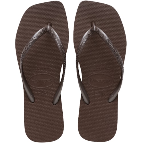 Chinelo Havaianas Slim Square Café 39/40