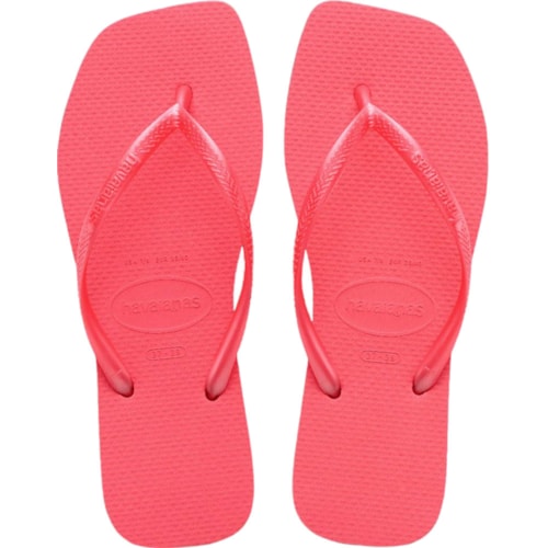 Chinelo Havaianas Slim Square Coral Tropical 33/34