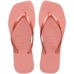 Chinelo Havaianas Slim Square Rosa Crocus 33/34