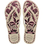 Chinelo Havaianas Slim Tucano Bege Palha 33/34