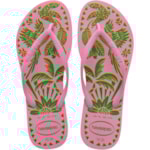 Chinelo Havaianas Slim Tucano Pink Lemonade 37/38