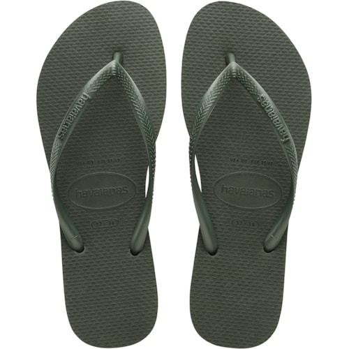 Chinelo Havaianas Slim Verde Olive 35/36