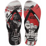 Chinelo Havaianas Star Wars Branco/Preto 35/36