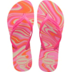 Chinelo Havaianas Style Bege/Rosa 33/34