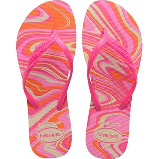 Chinelo Havaianas Style Bege/Rosa 33/34