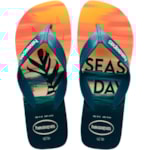 Chinelo Havaianas Surf Areia/Petróleo 41/42