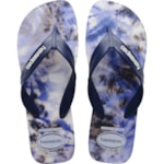 Chinelo Havaianas Surf Branco/Marinho/Branco 39/40