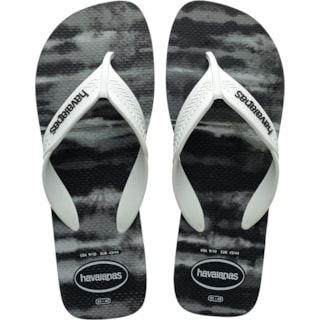 Chinelo Havaianas Surf Preto/Branco 35/36