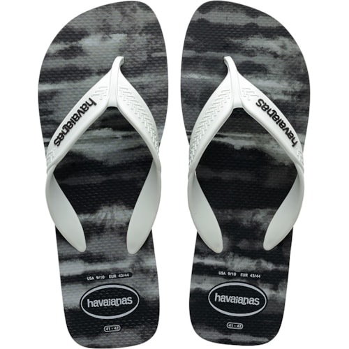 Chinelo Havaianas Surf Preto/Branco 37/38