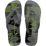 Chinelo Havaianas Top Athletic Cinza Aço 37/38