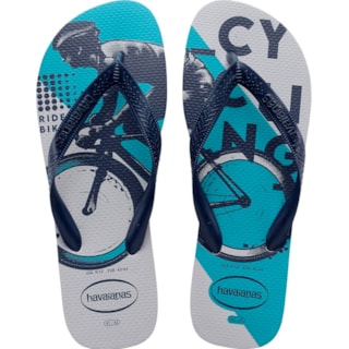 Chinelo Havaianas Top Athletic Cinza Gelo 45/46