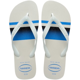 Chinelo Havaianas Top Basic Branco/Azul 41/42
