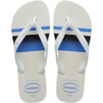 Chinelo Havaianas Top Basic Branco/Azul 43/44