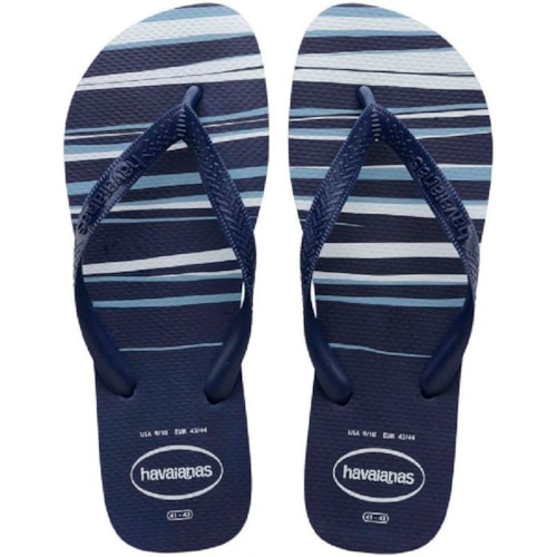 Chinelo Havaianas Top Basic Marinho/Branco 41/42