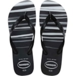 Chinelo Havaianas Top Basic Preto/Branco 37/38