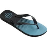 Chinelo Havaianas Top Basic Preto e Azul 39/40