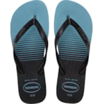 Chinelo Havaianas Top Basic Preto e Azul 43/44
