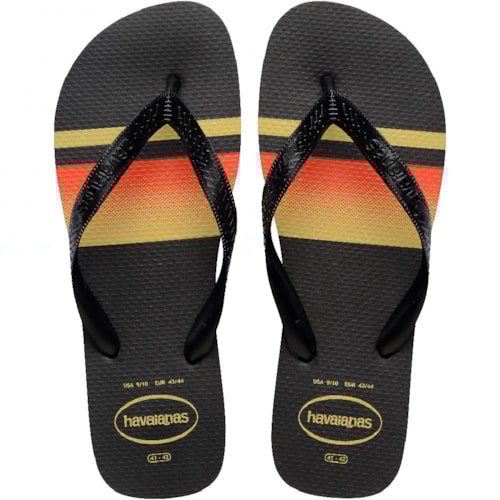 Chinelo Havaianas Top Basic Preto/Preto 39/40