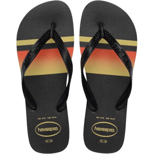 Chinelo Havaianas Top Basic Preto/Preto 43/44