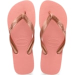 Chinelo Havaianas Top Basic Rose Gold 35/36