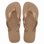 Chinelo Havaianas Top Basic Rose Gold 37/38