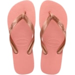 Chinelo Havaianas Top Basic Rose Gold 39/40