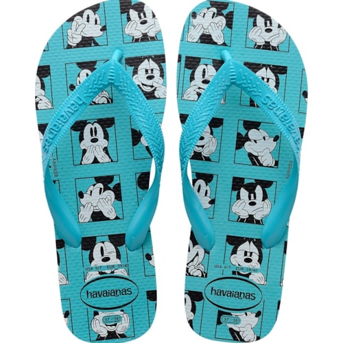 Chinelo Havaianas Top Disney Azul 33/34