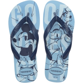 Chinelo Havaianas Top Disney Azul Lavanda 35/36