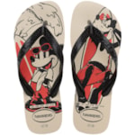 Chinelo Havaianas Top Disney Bege Palha 39/40