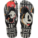 Chinelo Havaianas Top Disney Branco/Preto 35/36