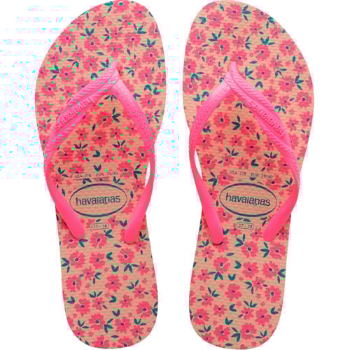 Chinelo Havaianas Top Disney Rosa Ballet 39/40