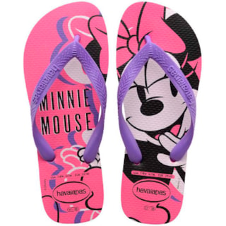 Chinelo Havaianas Top Disney Rosa/Rosa 35/36