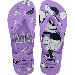 Chinelo Havaianas Top Disney Roxo Prisma 35/36