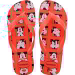 Chinelo Havaianas Top Disney Vermelho Crush 33/34