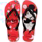 Chinelo Havaianas Top Disney Vermelho Rubi/Preto 33/34