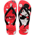 Chinelo Havaianas Top Disney Vermelho Rubi/Preto 33/34