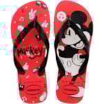 Chinelo Havaianas Top Disney Vermelho Rubi/Preto 35/36