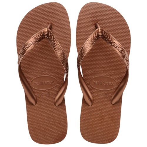 Chinelo Havaianas Top Ferrugem e Cobre 35/36