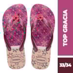 Chinelo Havaianas Top Gracia Rosa Ballet 33/34