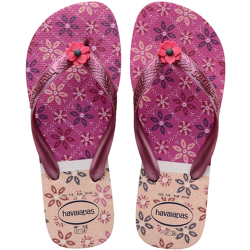 Chinelo Havaianas Top Gracia Rosa Ballet 33/34